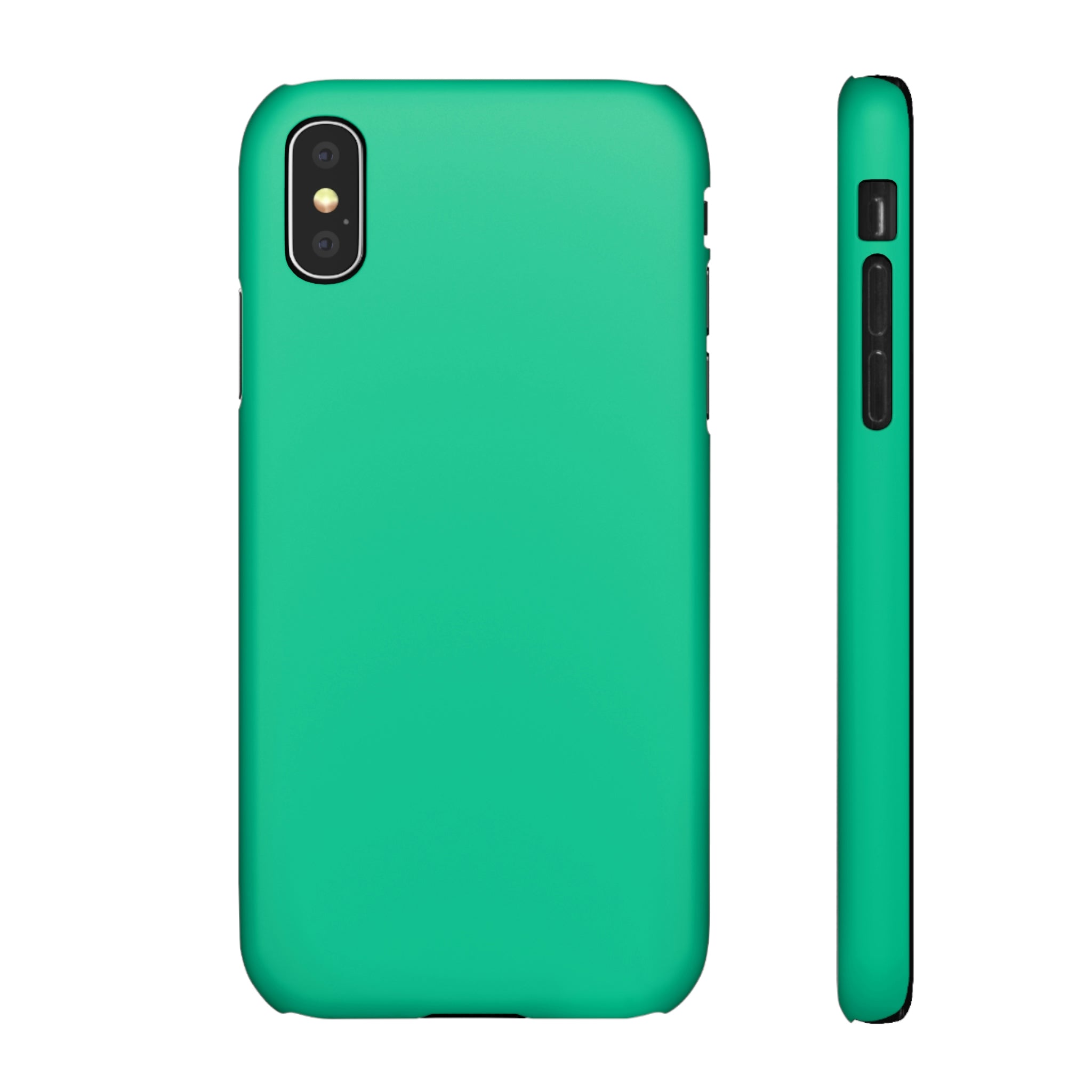 Caribbean Green iPhone Case (Slim) iPhone X Matte Phone Case