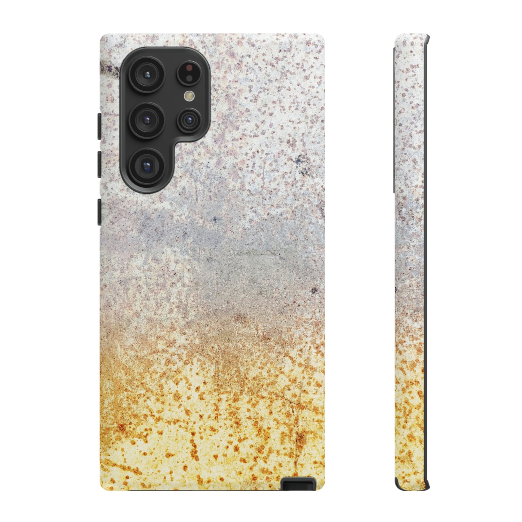 Gold Abstract Android Case (Protective) Samsung Galaxy S22 Ultra Matte Phone Case