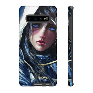 Paladin Girl Blue Eyes Android Case (Protective) Samsung Galaxy S10 Plus Matte Phone Case