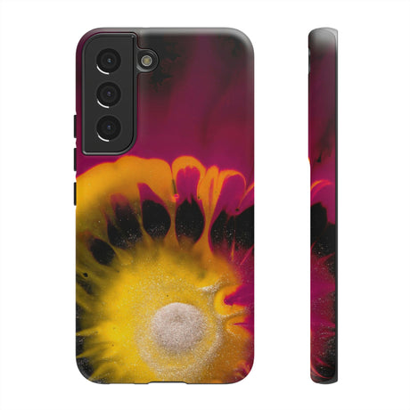 Deep Purple Ink Art Android Case (Protective) Samsung Galaxy S22 Matte Phone Case