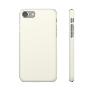 Floral White iPhone Case (Slim) iPhone 7 Matte Phone Case