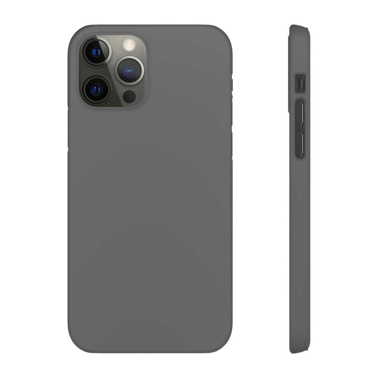 Dim Gray iPhone Case (Slim) iPhone 12 Pro Matte Phone Case