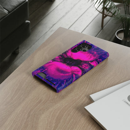 Deep Pink Ink Art Android Case (Card) Phone Case