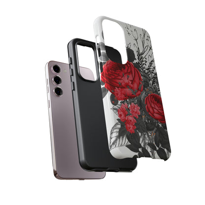 Roclop Gothic Flower Samsung Case (Protective) Phone Case