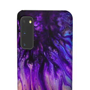 Purple Flow Ink Art Android Case (Slim) Phone Case