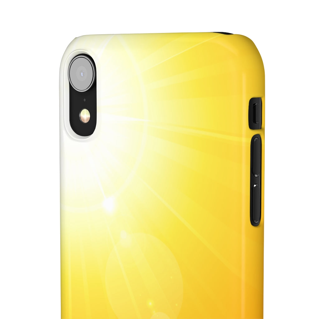 Bright Summer Sun Samsung/iPhone (Slim) iPhone XR Glossy Phone Case