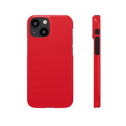 Cadmium Red iPhone Case (Slim) iPhone 13 Mini Glossy Phone Case