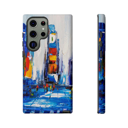 CASEBOB Phone Case Samsung Galaxy S23 Ultra / Glossy View of New York Android Case (Protective)