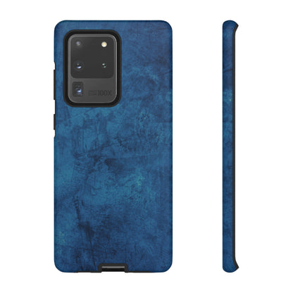 Grunge Navy Blue Android Case (Protective) Samsung Galaxy S20 Ultra Matte Phone Case