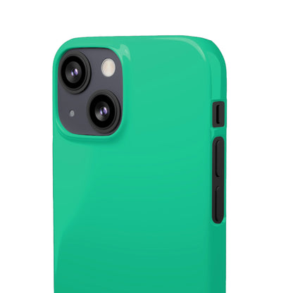 Caribbean Green iPhone Case (Slim) Phone Case