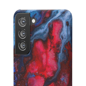 Neon Red Ink Art Android Case (Slim) Phone Case