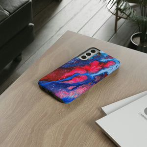 Red n Blue Ink Art Android Case (Protective) Phone Case