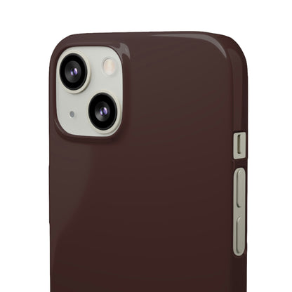 Dark Sienna Purple iPhone Case (Slim) Phone Case