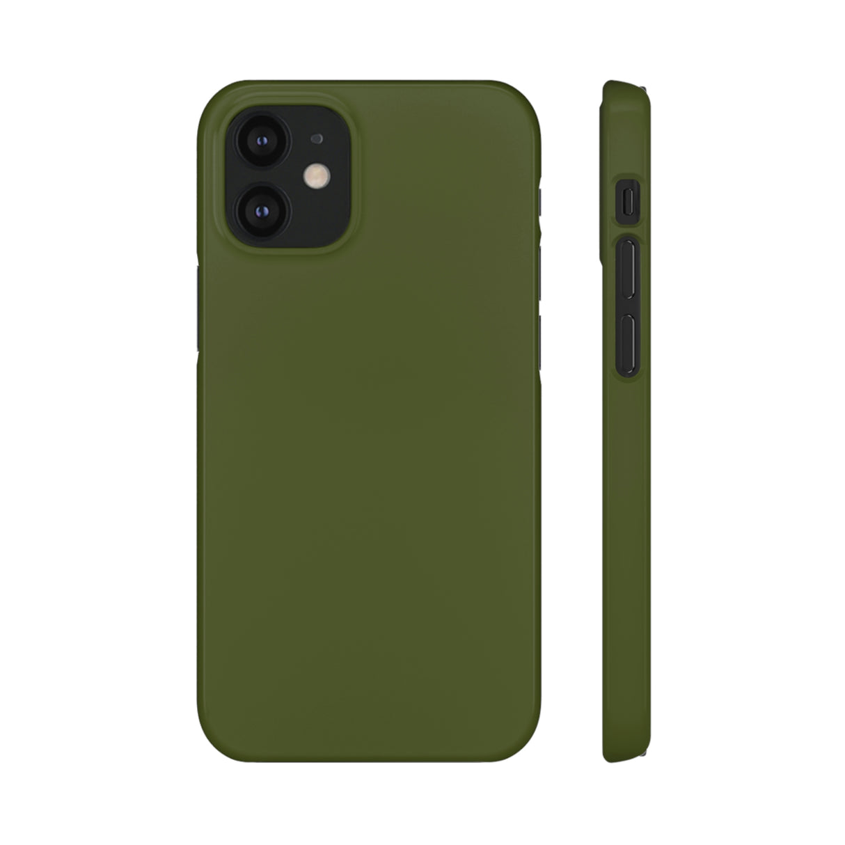 Army Green iPhone Case (Slim) iPhone 12 Mini Glossy Phone Case