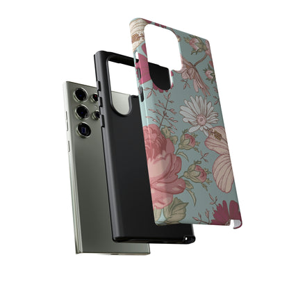 Hibiscus Vintage Flower Samsung Case (Protective) Phone Case