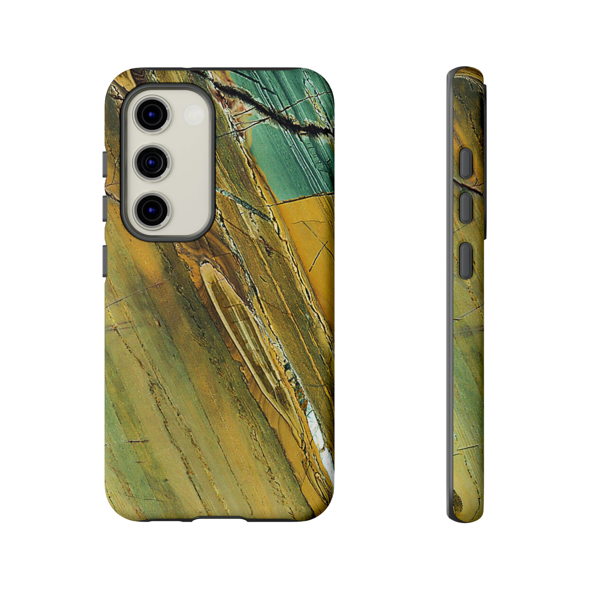 Cracked Yellow Android Case (Protective) Samsung Galaxy S23 Matte Phone Case