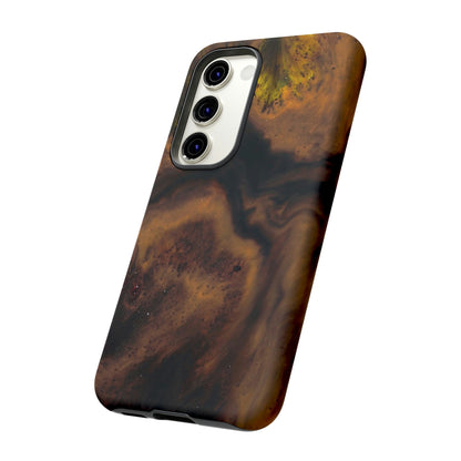 Brown Earth Ink Art Android Case (Protective) Phone Case