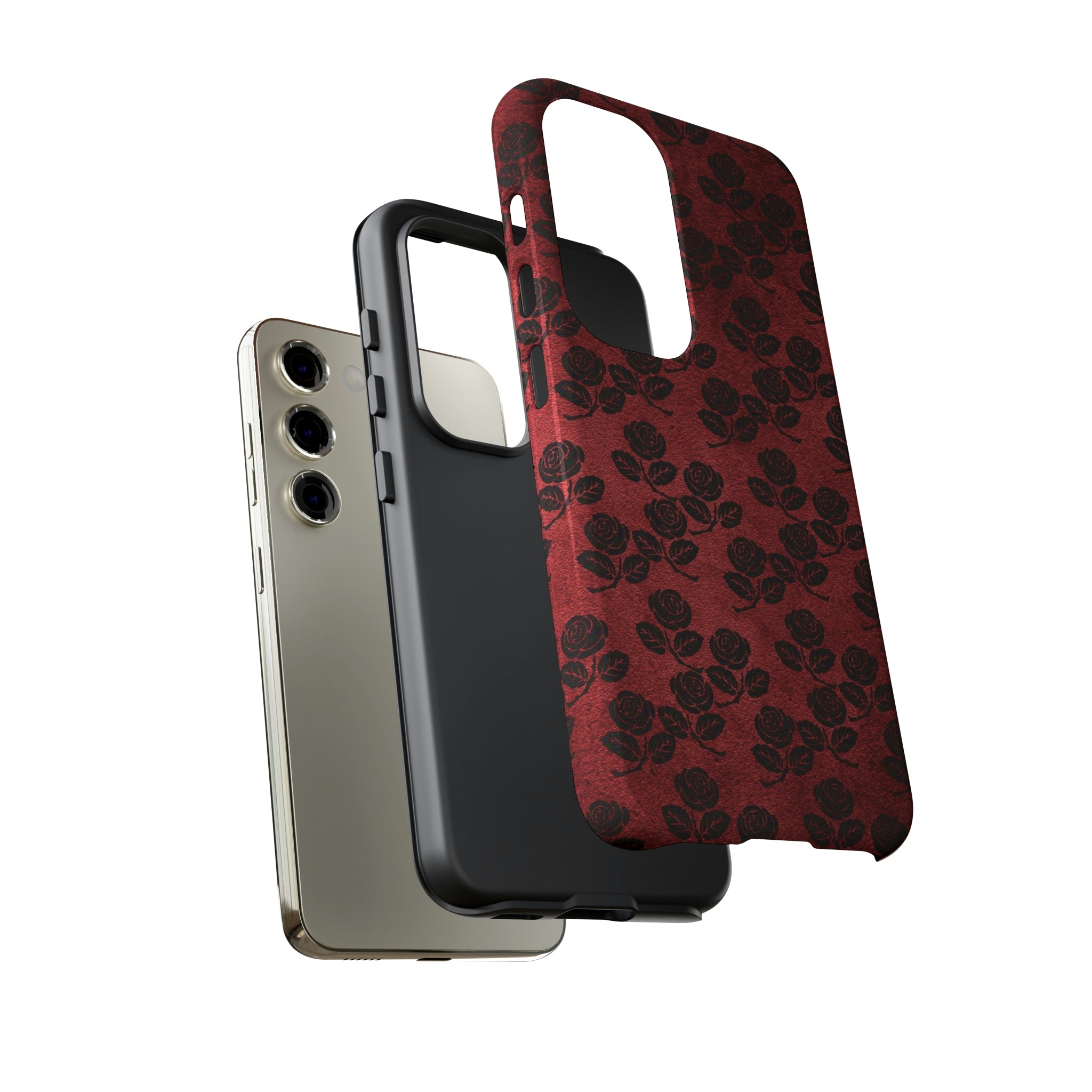 Rosemony Gothic Flower Samsung Case (Protective) Phone Case