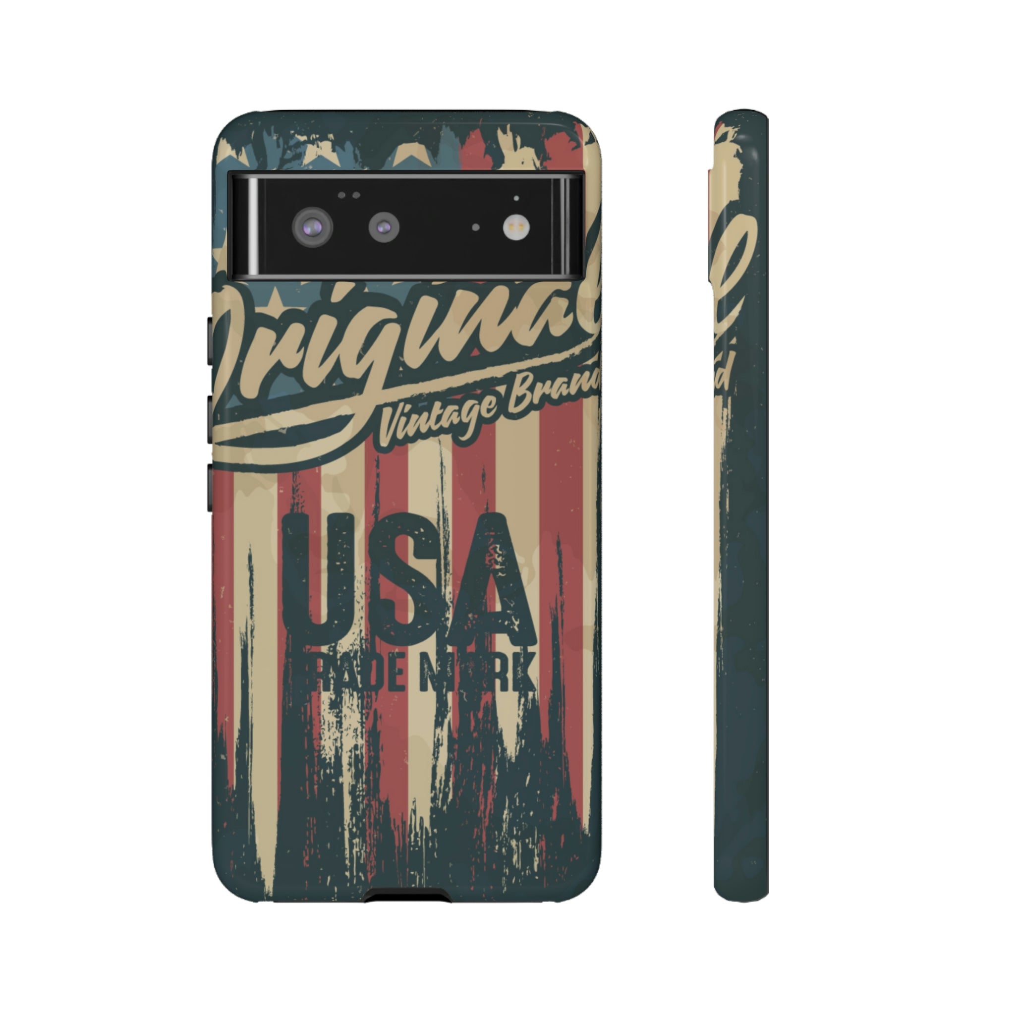 American Vintage Flag Android Case (Protective) Google Pixel 6 Glossy Phone Case