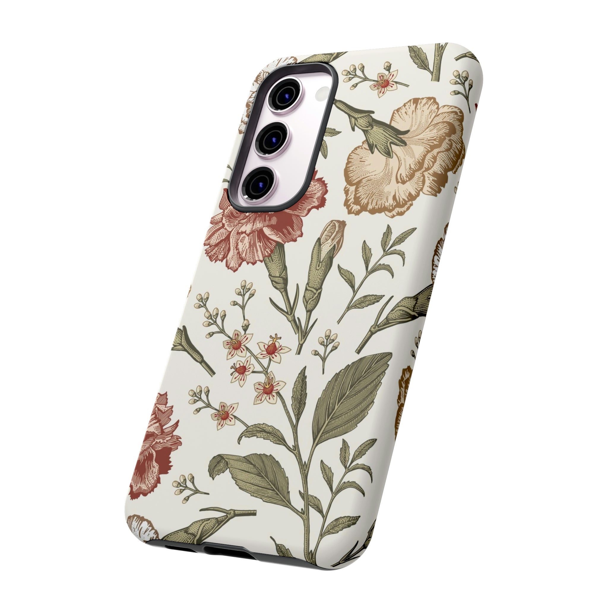 Carnation Vintage Flower Samsung Case (Protective) Phone Case