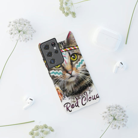 Red Cloud Cat Android Case (Protective) Phone Case