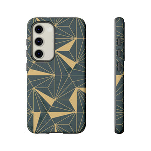 Gold Lines Android Case (Protective) Samsung Galaxy S23 Matte Phone Case