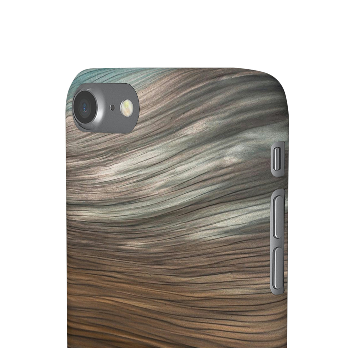 Silver Ink Art iPhone Case (Slim) Phone Case