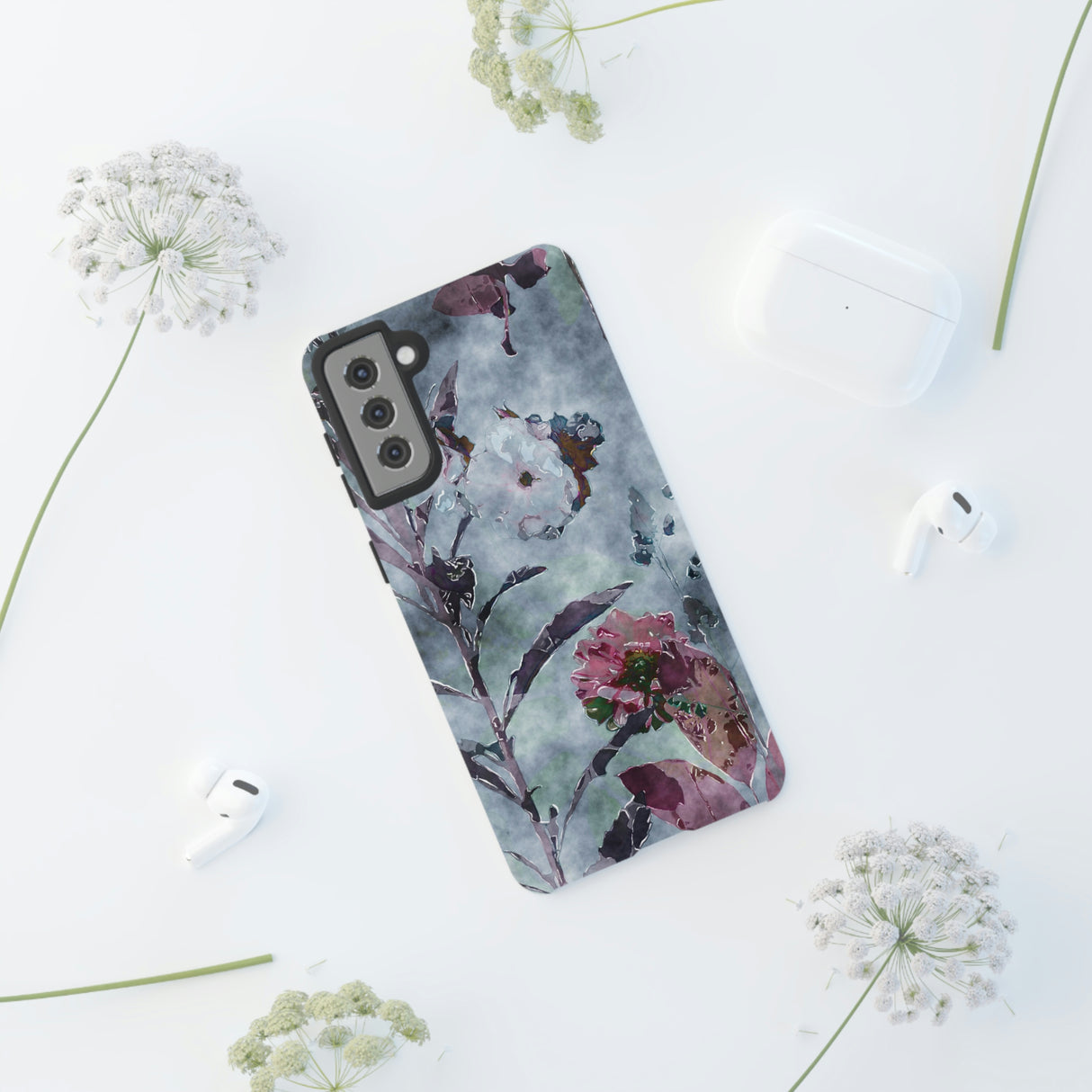 Monochrome Roses Android Case (Protective) Phone Case