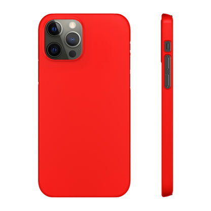 Candy Apple Red iPhone Case (Slim) iPhone 12 Pro Glossy Phone Case