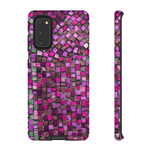 Purple Mosaic Android Case (Protective) Samsung Galaxy S20 Matte Phone Case