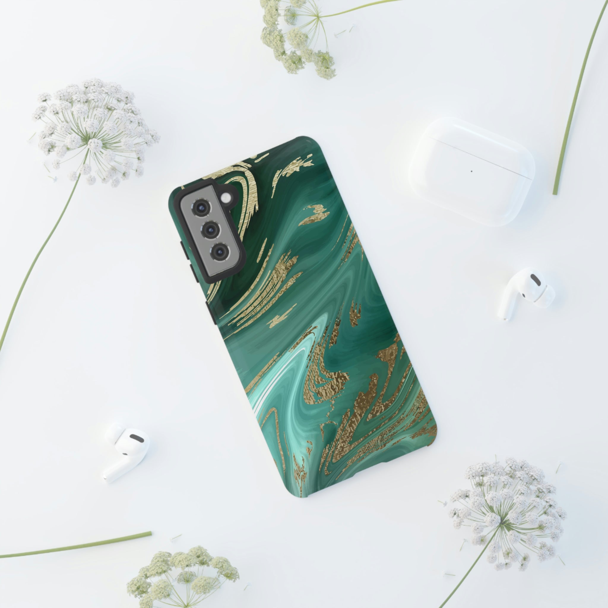 Green Marble Android Case (Protective) Phone Case