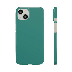 Celadon Green iPhone Case (Slim) iPhone 13 Glossy Phone Case