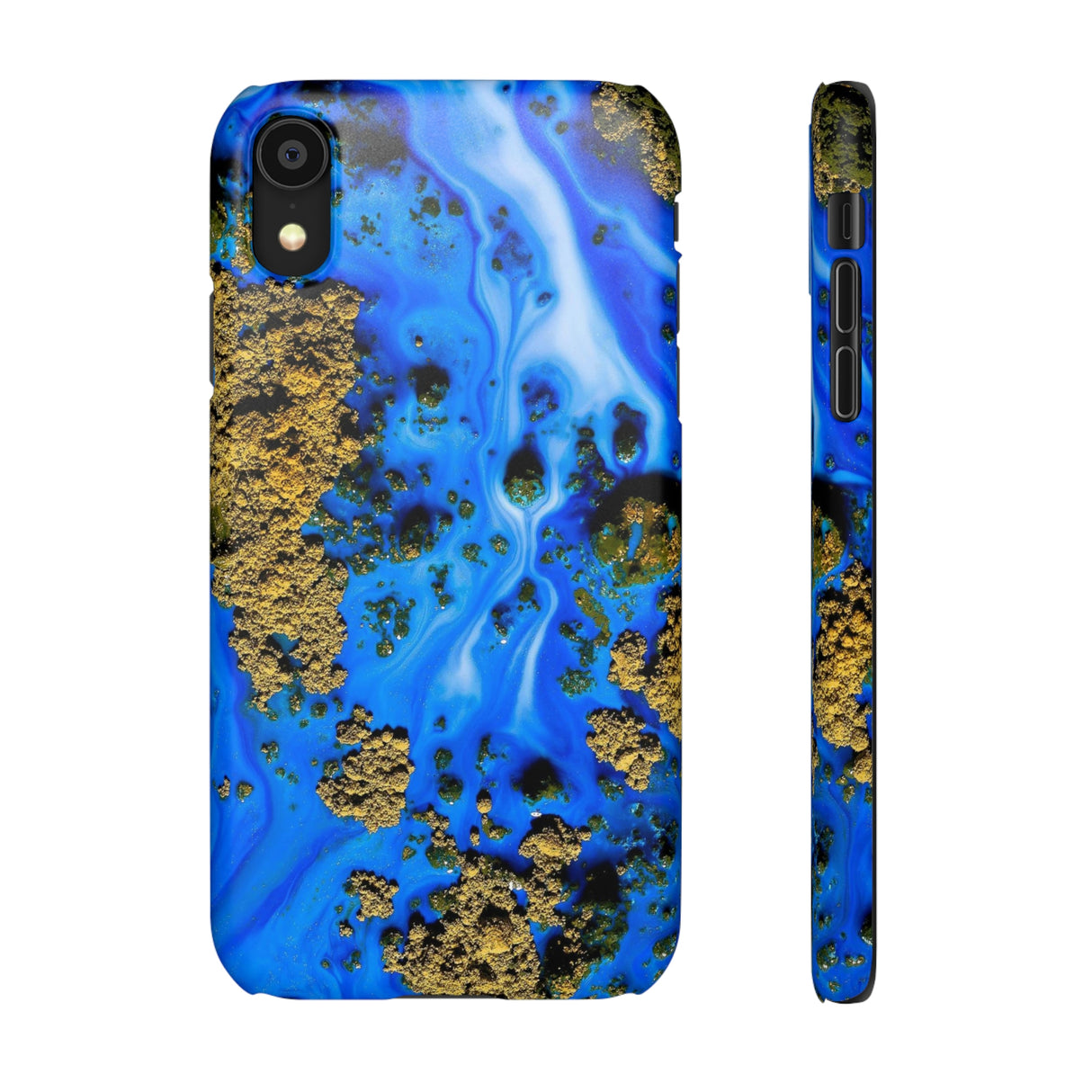 Blue River Ink Art iPhone Case (Slim) iPhone XR Matte Phone Case