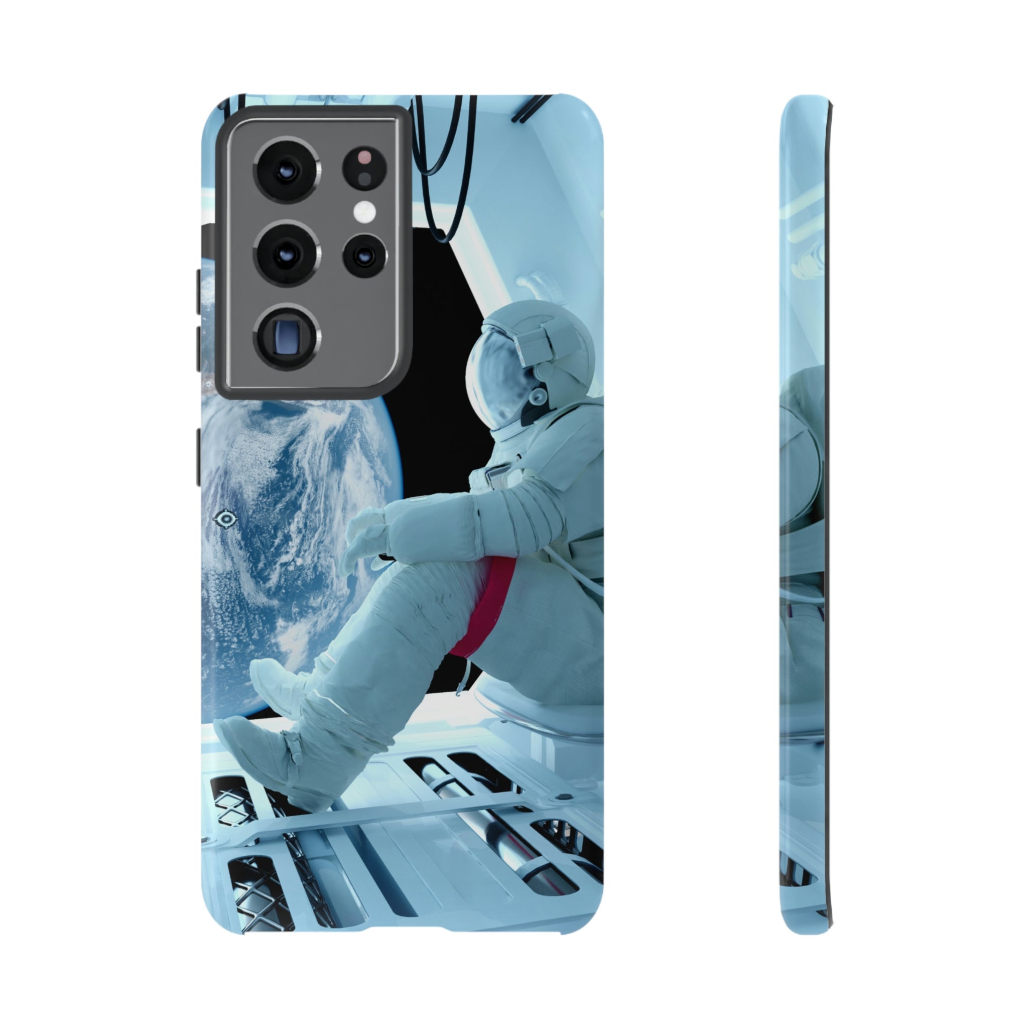 Astronaut Shuttle Android Case (Protective) Samsung Galaxy S21 Ultra Glossy Phone Case