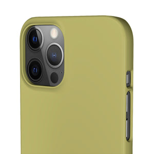 Dark Khaki iPhone Case (Slim) Phone Case