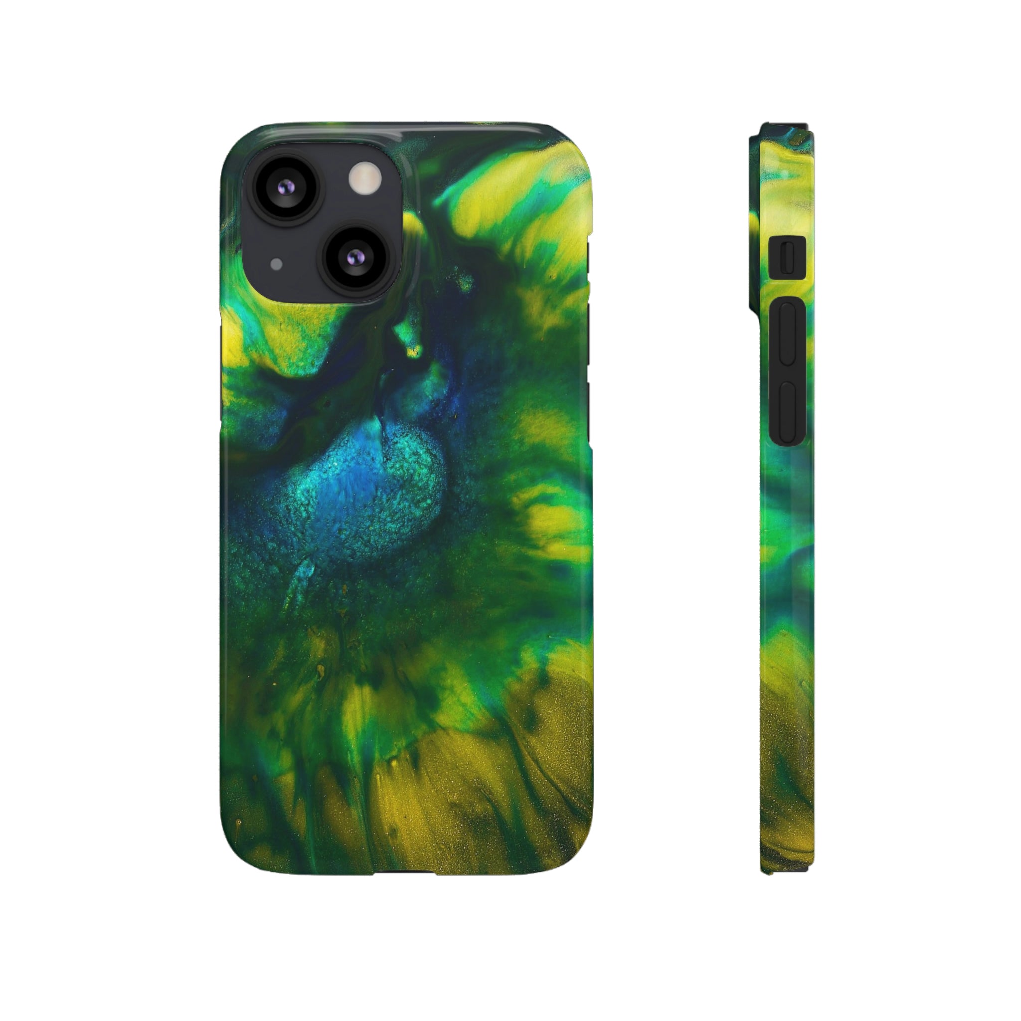 Dragon Eye Ink Art iPhone Case (Slim) iPhone 13 Mini Glossy Phone Case