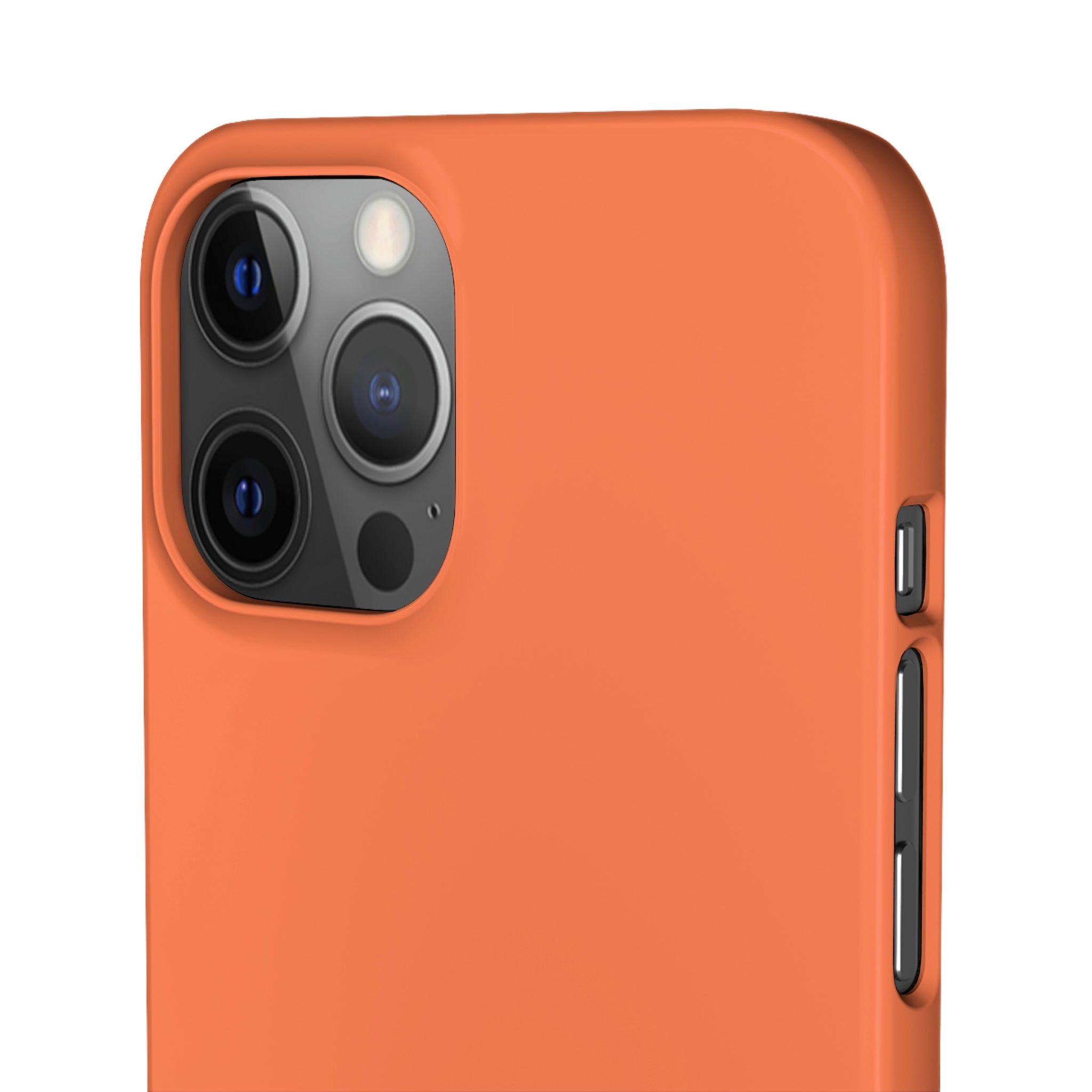 Coral Orange iPhone Case (Slim) Phone Case