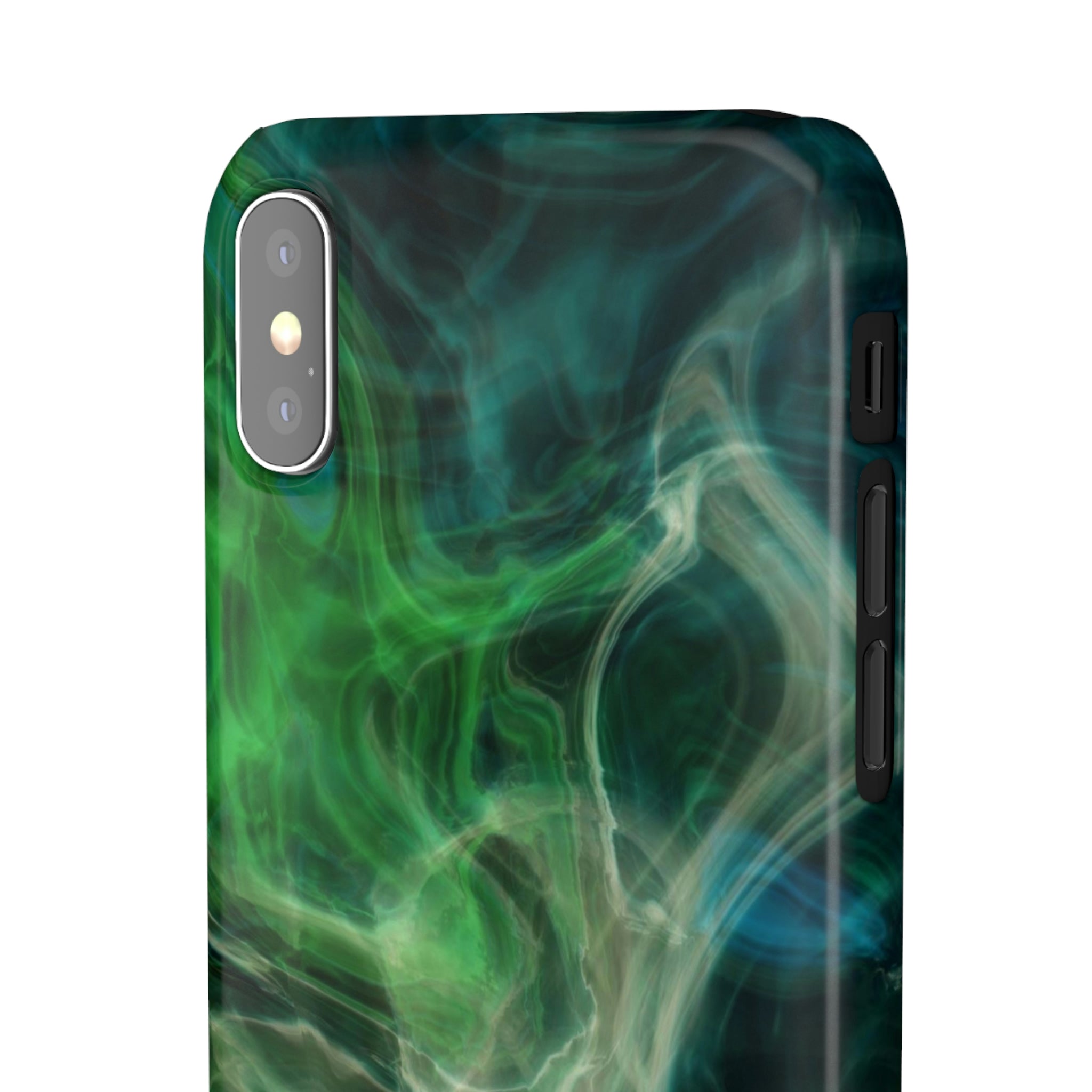 Green Marble iPhone Case (Slim) Phone Case