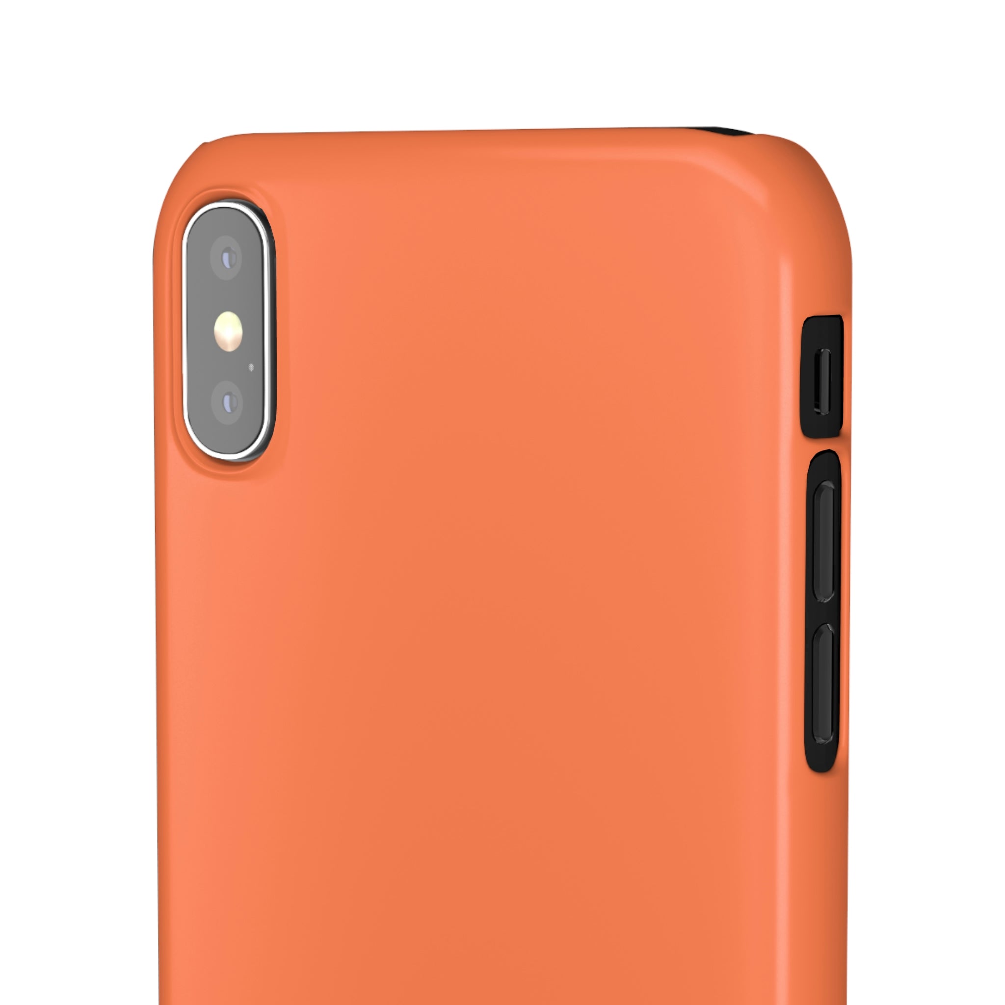 Coral Orange iPhone Case (Slim) Phone Case