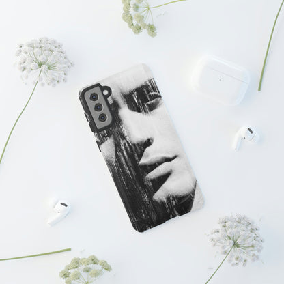 Black & White Pop Art Android Case (Protective) Phone Case