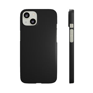 Black iPhone Case (Slim) iPhone 13 Matte Phone Case