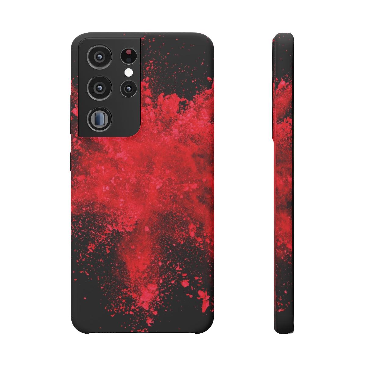 Red Explosion Samsung Case (Slim) Samsung Galaxy S21 Ultra Matte Phone Case