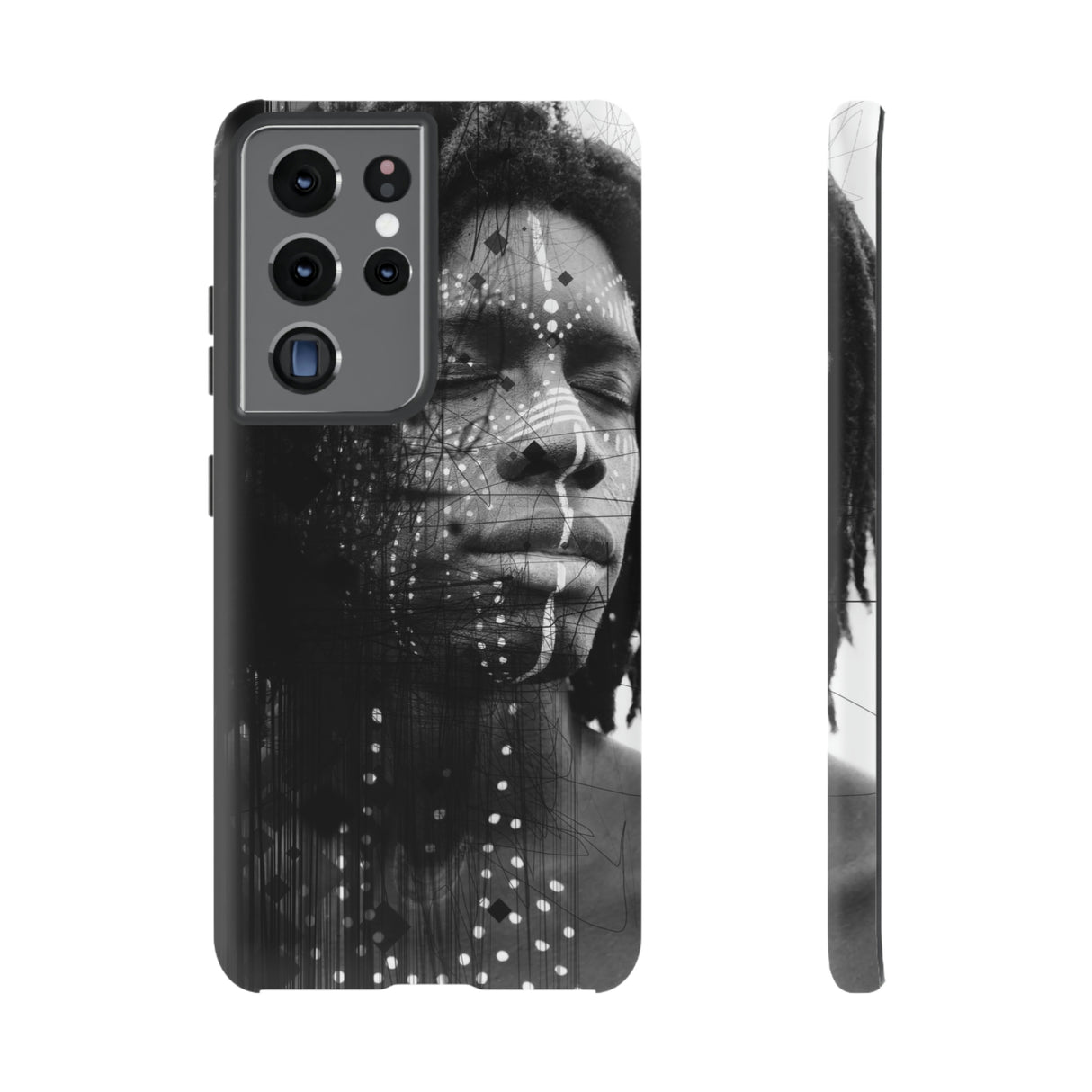 Face Paint Android Case (Protective) Samsung Galaxy S21 Ultra Matte Phone Case