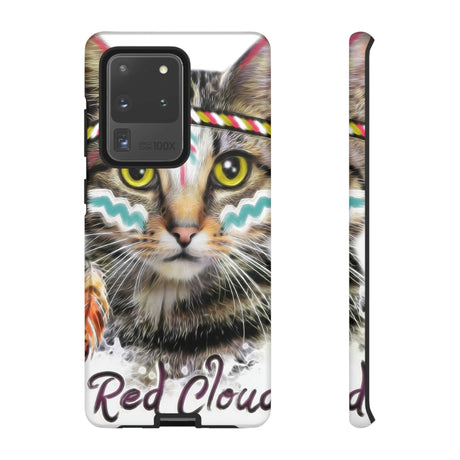 Red Cloud Cat Android Case (Protective) Samsung Galaxy S20 Ultra Matte Phone Case