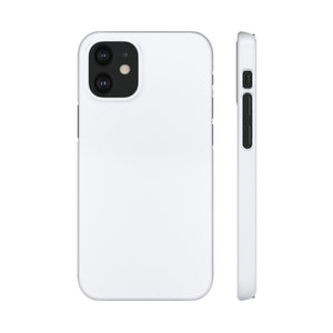 Ghost White iPhone Case (Slim) iPhone 12 Mini Glossy Phone Case