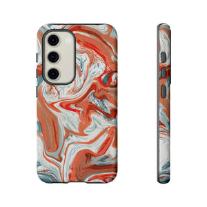 Orange Art Android Case (Protective) Samsung Galaxy S23 Glossy Phone Case