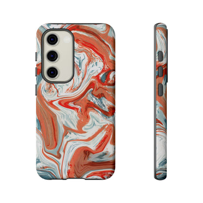 Orange Art Android Case (Protective) Samsung Galaxy S23 Glossy Phone Case