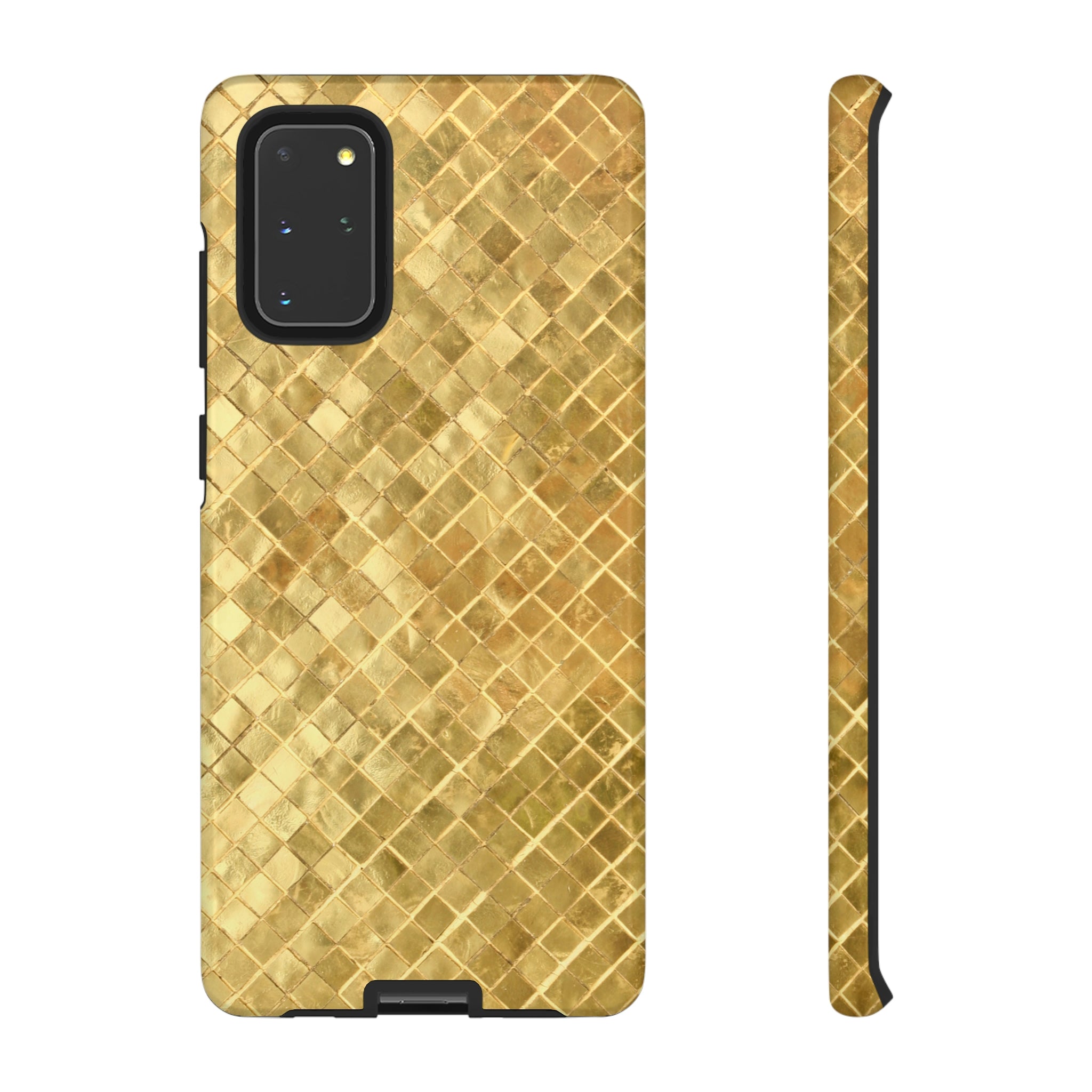 Golden Mosaic Android Case (Protective) Samsung Galaxy S20+ Glossy Phone Case