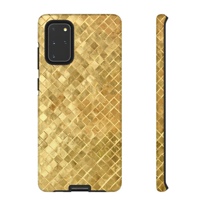 Golden Mosaic Android Case (Protective) Samsung Galaxy S20+ Glossy Phone Case