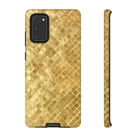 Golden Mosaic Android Case (Protective) Samsung Galaxy S20+ Glossy Phone Case